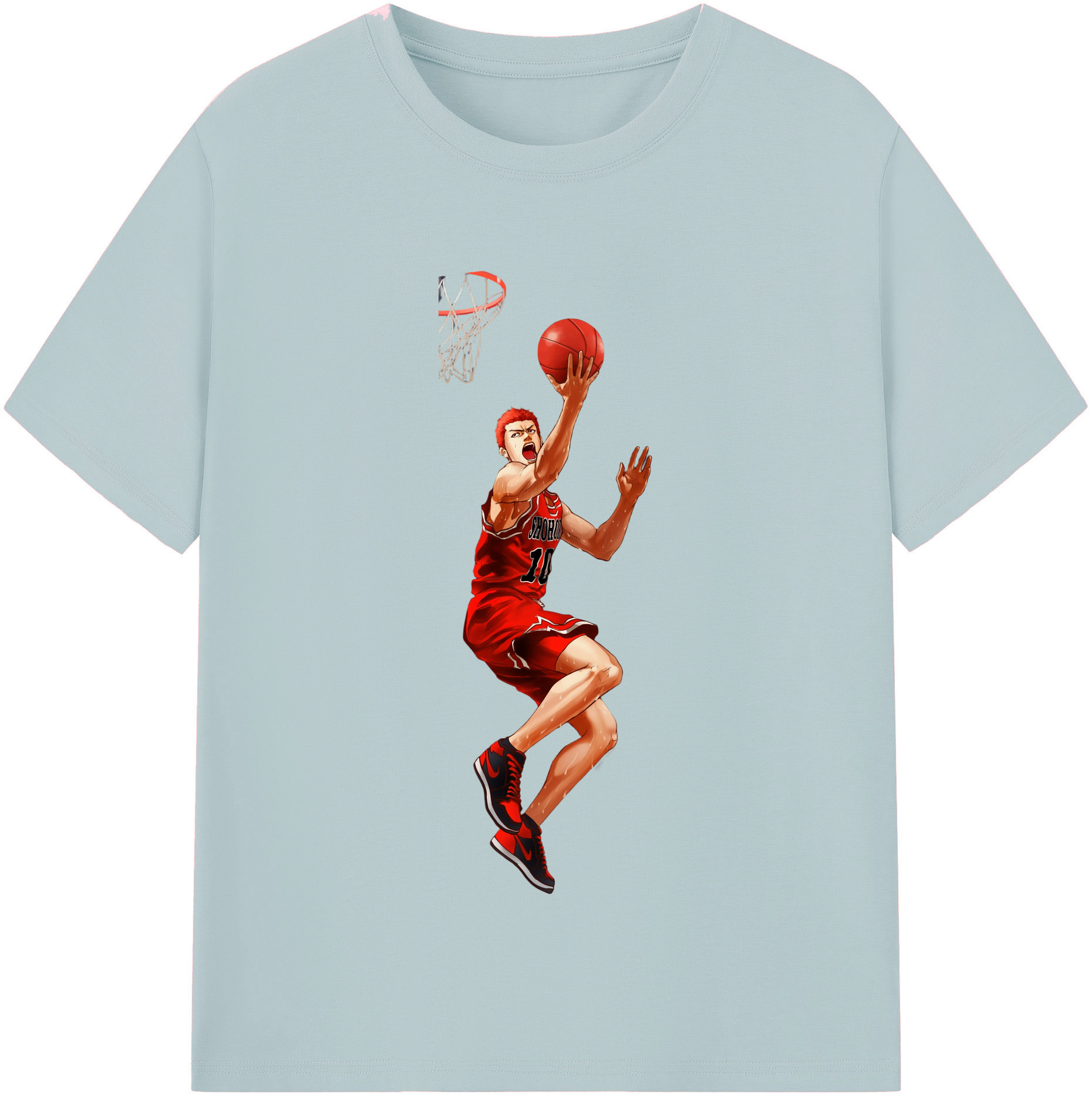 （画像用） SLAM DUNK／スラムダンク 綿100％半袖Tシャツ（フロントプリント）